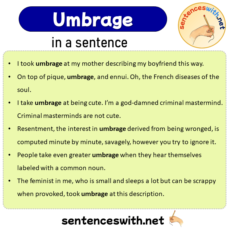 umbrage-in-a-sentence-sentences-of-umbrage-in-english-sentenceswith-net