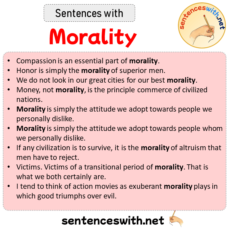 Morality In A Sentence Easy