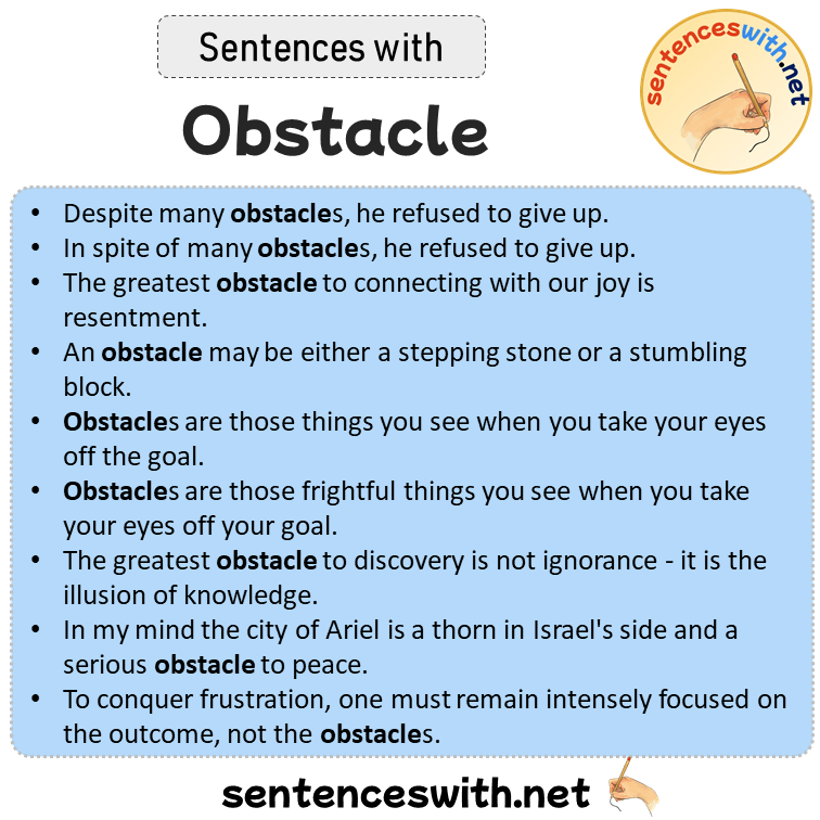 essay about obstacle