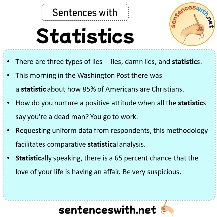 Sentences with Statistics, Sentences about Statistics